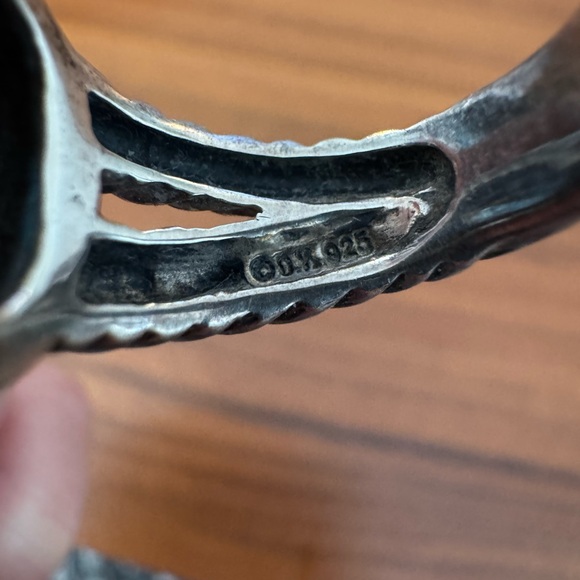 Authentic David Yurman Albion 11mm Blue Topaz Ring - Picture 6 of 8